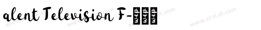 alent Television F字体转换